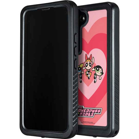 Cartoon Network Powerpuff Girls Hearts Galaxy S24 Waterproof Case